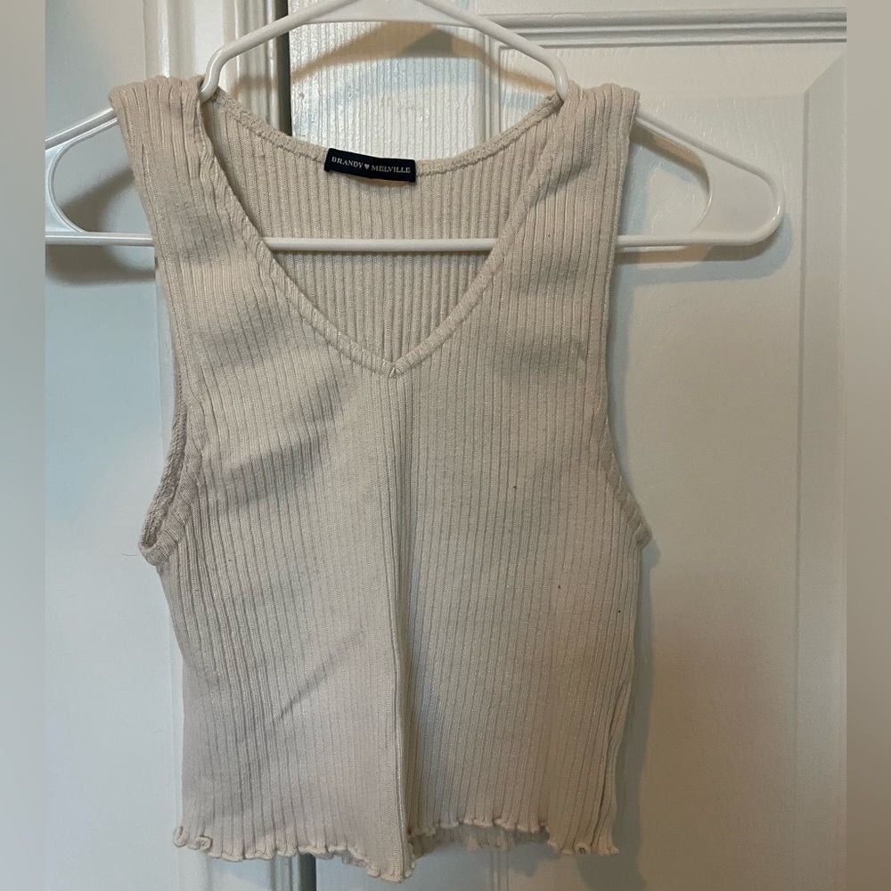 Brandy melville ribbed tank top